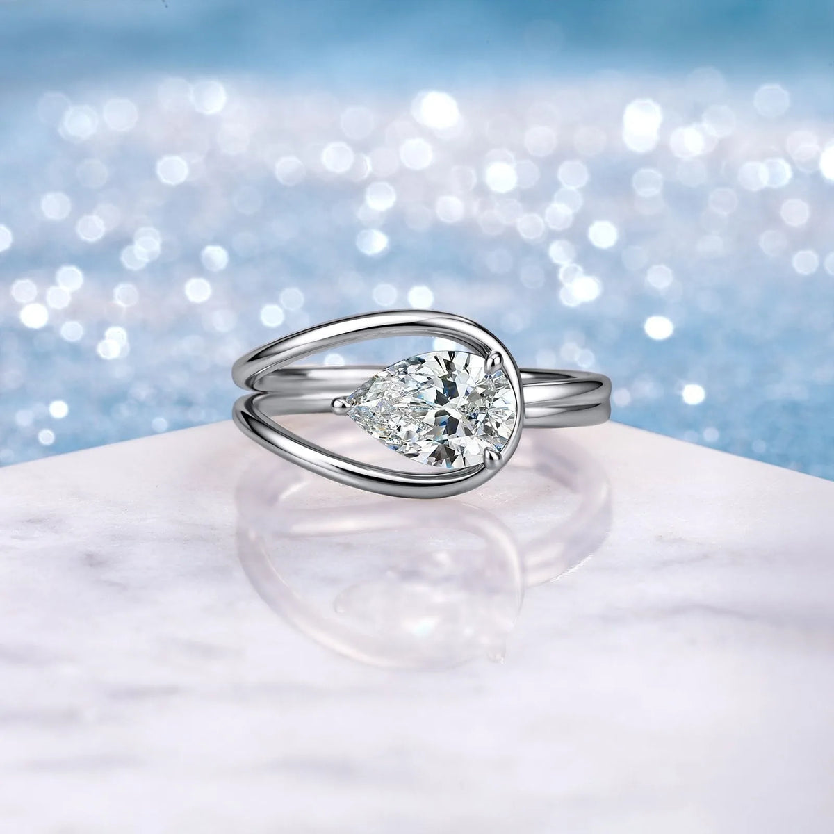 MUSHAN Luxury Jewelry 925 Sterling Silver Ring Band Women GRA Certificated Moissanite Diamond Emerald D Color Rings Fine Jewelry