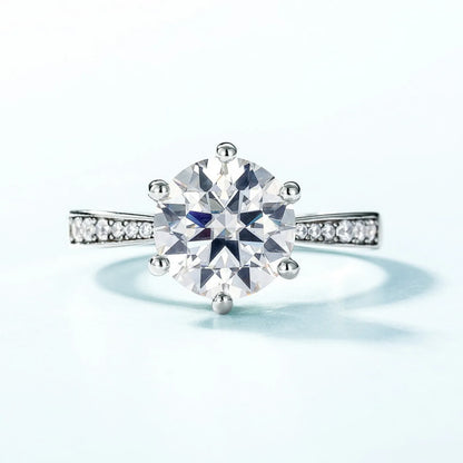 MUHAN Luxury Jewelry  925 Sterling Silver Ring Wedding Band  Women GRA Certificate Moissanite Diamond Rings D Color Fine Jewelry