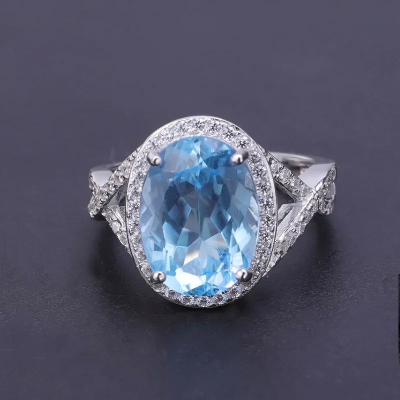 MUSHAN Custom Jewelry 925 Sterling Silver Ring Lab Green Sapphire Radiant Wedding Gift for Women 18K Gold Plated GRC Estate Ring