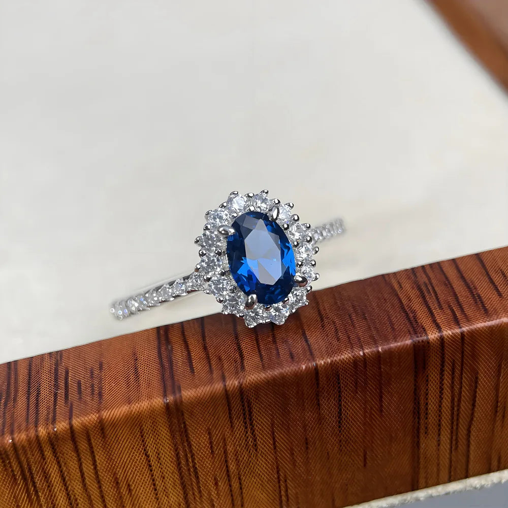 MuShan Jewelry 925 Sterling Silver Ring Wedding Band High Carbon Diamond Romantic Style Luxury Jewelry Women Rings Fine Jewelry