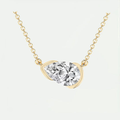 MUSHAN Bijoux sur mesure Collier en argent sterling 925 Moissanite couleur D VVS1 Pendentifs de luxe pour femme pour demande en mariage Diamant