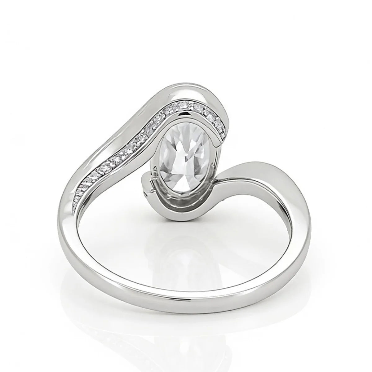 MUSHAN Luxury Jewelry 925 Sterling Silver Ring Band Women GRA Certificate Moissanite Diamond Emerald D Color Rings Fine Jewelry