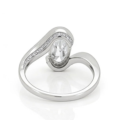 MUSHAN Luxury Jewelry 925 Sterling Silver Ring Band Women GRA Certificate Moissanite Diamond Emerald D Color Rings Fine Jewelry