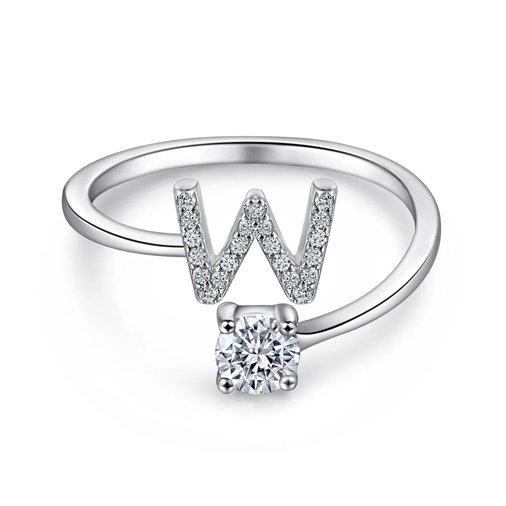 MuShan Jewelry 925 Sterling Silver Rings Bands Engagement Ring 7A Cubic Zirconia Rings Bands Rings Bands Anniversary  Women Gift
