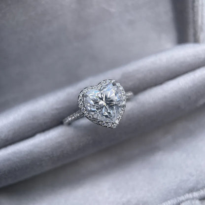 Bague MUSHAN Luxury Jewelry en argent sterling 925 pour femme, diamant moissanite émeraude certifié GRA, couleur D, joaillerie fine