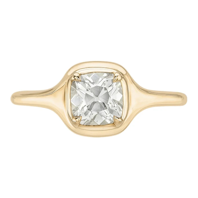 MUSHAN Patented Jewelry 925 Sterling Silver Ring Band For Women D Color VVS1 Moissanite Diamond Ring GRA Certificated Jewelry