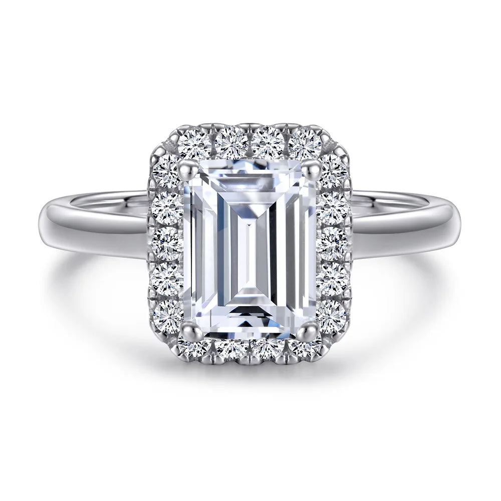 MuShan Designer Jewelry 925 Sterling Silver Ring Zircon 7A Oval Evening for Girls 18K Rose Gold Plated Fine Jewelry Rings