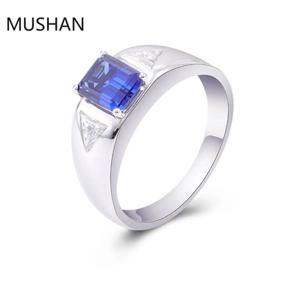 MUSHAN Luxury Custom 14K 18K Gold Rings Band Jewelry With Moissanite Diamond Lab Grown Gemstones Diamond Wedding Ring For Women