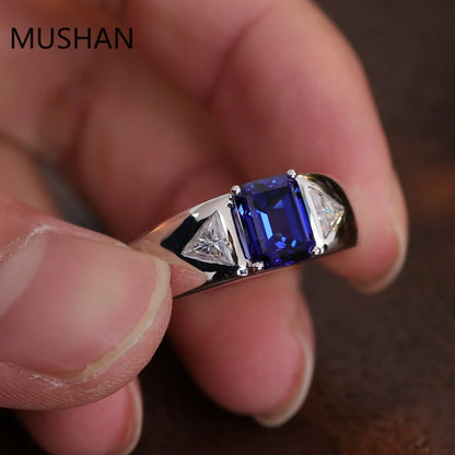 MUSHAN Luxury Custom 14K 18K Gold Rings Band Jewelry With Moissanite Diamond Lab Grown Gemstones Diamond Wedding Ring For Women