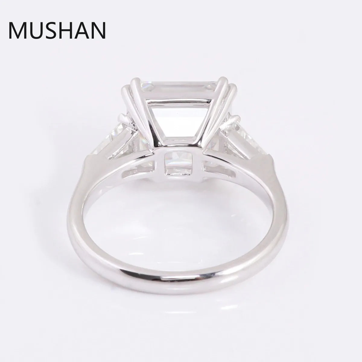 MUSHAN Luxury Custom 14K 18K Gold Rings Band Jewelry With Moissanite Diamond Lab Grown Gemstones Diamond Wedding Ring For Women