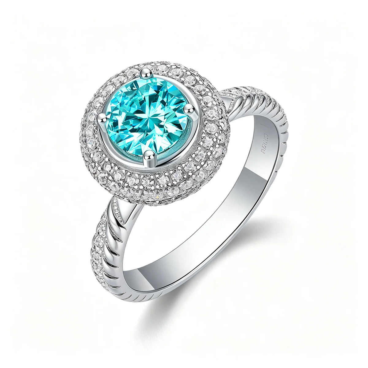 MUSHAN Custom Jewelry 925 Sterling Silver Ring Band 1ct Lab Grown Gemstones Ruby Emerald Sapphire Rings Jewelry