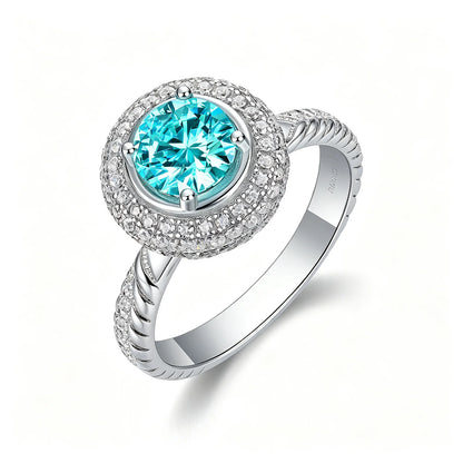 MUSHAN Custom Jewelry 925 Sterling Silver Ring Band 1ct Lab Grown Gemstones Ruby Emerald Sapphire Rings Jewelry