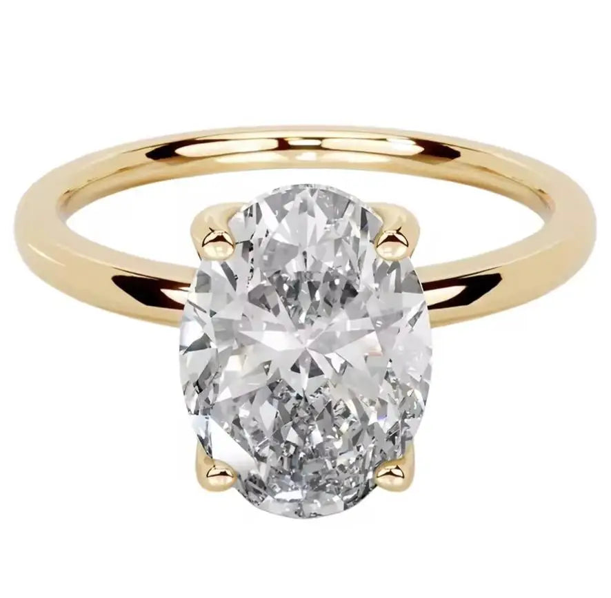 MUSHAN Luxury MST Series Jewelry 925 Sterling Silver Rings 2ct Moissanite Diamond Women Ring Bands GRA Certificate Fine Jewelry