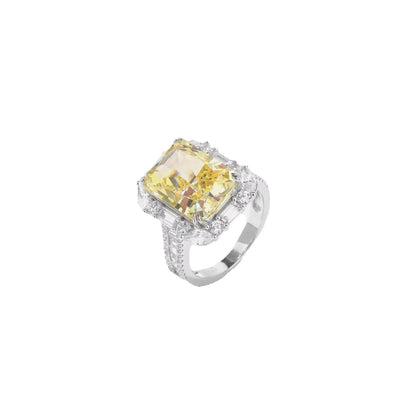 MuShan Jewelry 925 Sterling Silver Ring 5A CZ Gemstones Designer HCD Gemstones Brilliant 925 Sterling Silver Rings Accessories