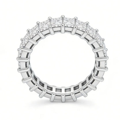 Bague MUSHAN Luxury Jewelry en argent sterling 925 pour femme, avec diamant moissanite émeraude couleur D, certifiée GRA, bijou de luxe.