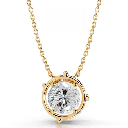 Collar de plata de ley 925 marca MuShan con diamante de moissanita, gargantilla para boda para chicas, colgante con patente MST chapado en oro de 18K