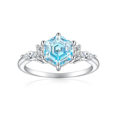 MuShan Jewelry 925 Sterling Silver Ring Wedding Band High Carbon Diamond Party Cocktail Bridal Shower Women Rings Fine Jewelry