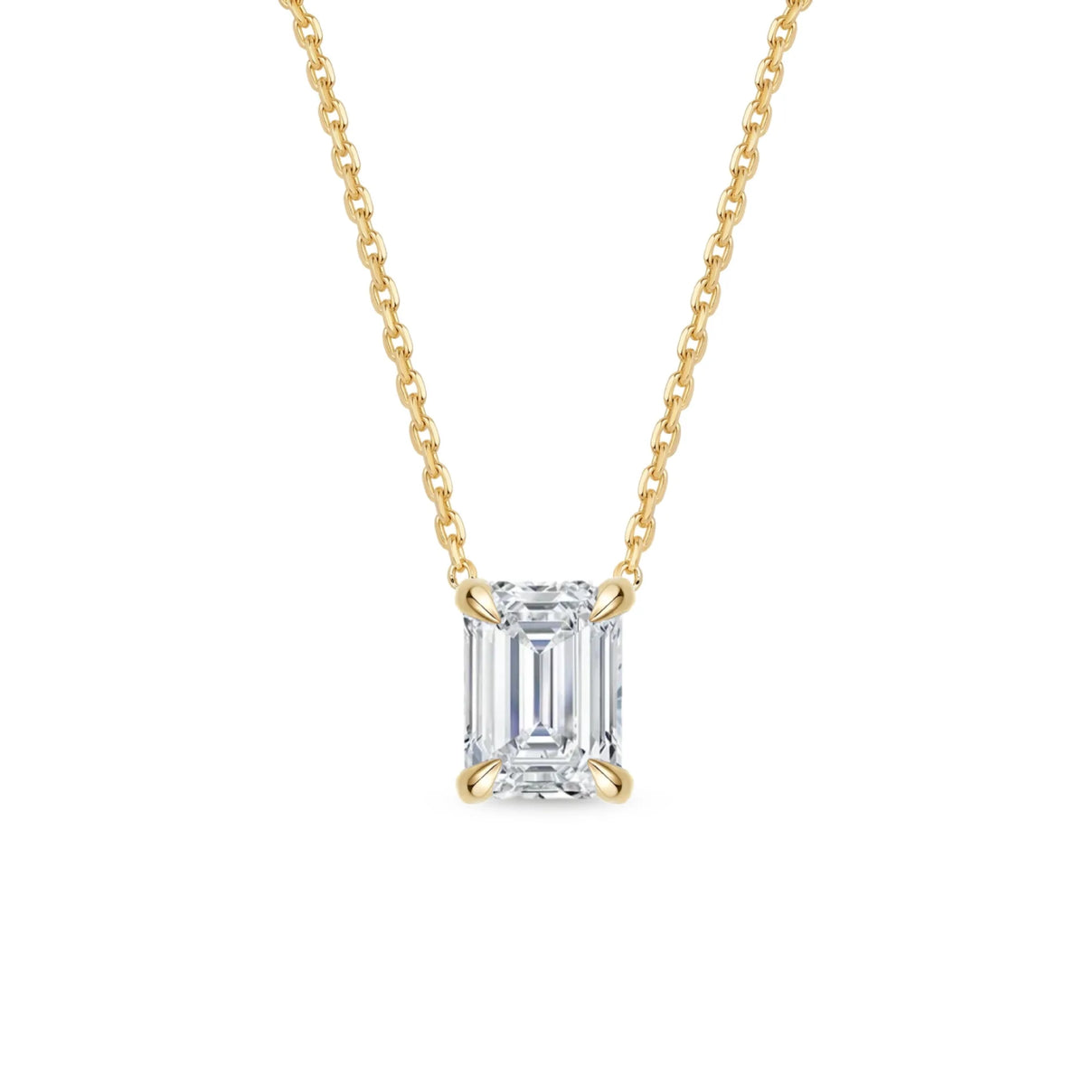 MUSHAN Bijoux sur mesure Collier en argent sterling 925 Moissanite couleur D VVS1 Pendentif princesse raffiné intemporel et tendance Diamant