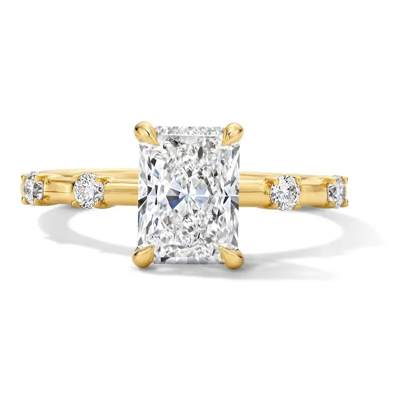 MUSHAN Custom Jewelry 925 Sterling Silver Ring Moissanite D Color VVS Fine Ring Band Bright Love Rings Diamond Accessories