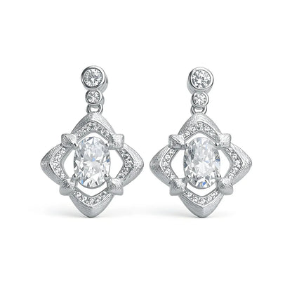 MuShan Designer Jewelry 925 Sterling Silver Opera Necklace Pear Moissanite for Partner Gold Vermeil MST Patent Cocktail Operas