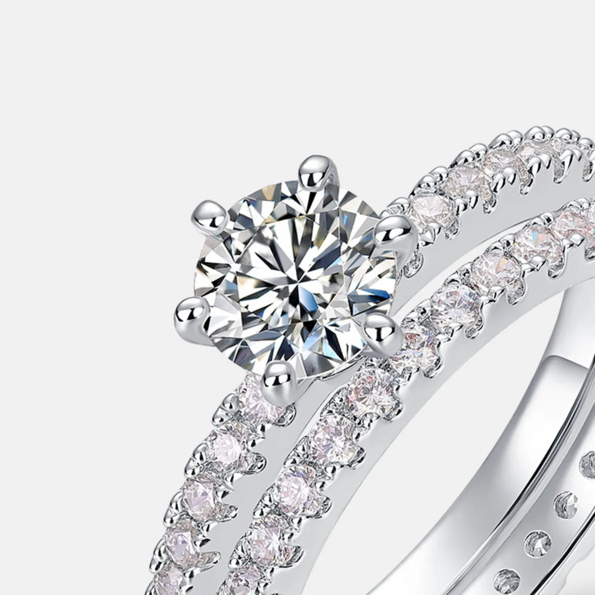 MUHAN Luxury Jewelry  925 Sterling Silver Ring Wedding Band  Women GRA Certificate Moissanite Diamond Rings D Color Fine Jewelry