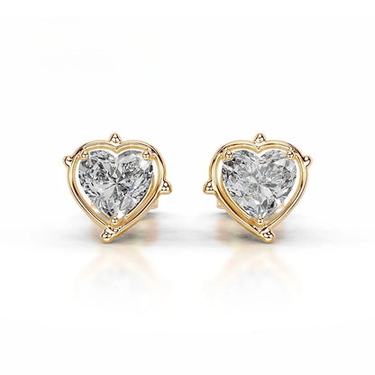 MuShan Brand Jewelry 925 Sterling Silver Stud Earrings 2ct Moissanite Diamond Dangle Earrings for Women MST Patent Fine Jewelry