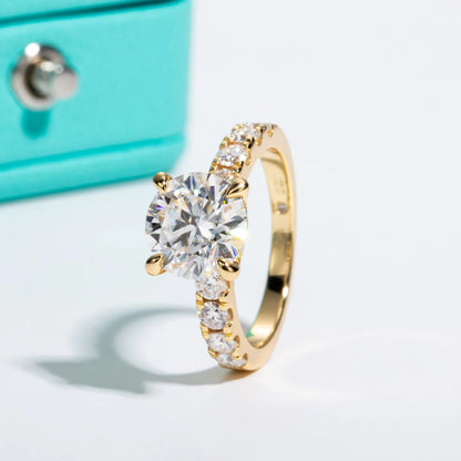 MUHAN Luxury Jewelry  925 Sterling Silver Ring Wedding Band  Women GRA Certificate Moissanite Diamond Rings D Color Fine Jewelry