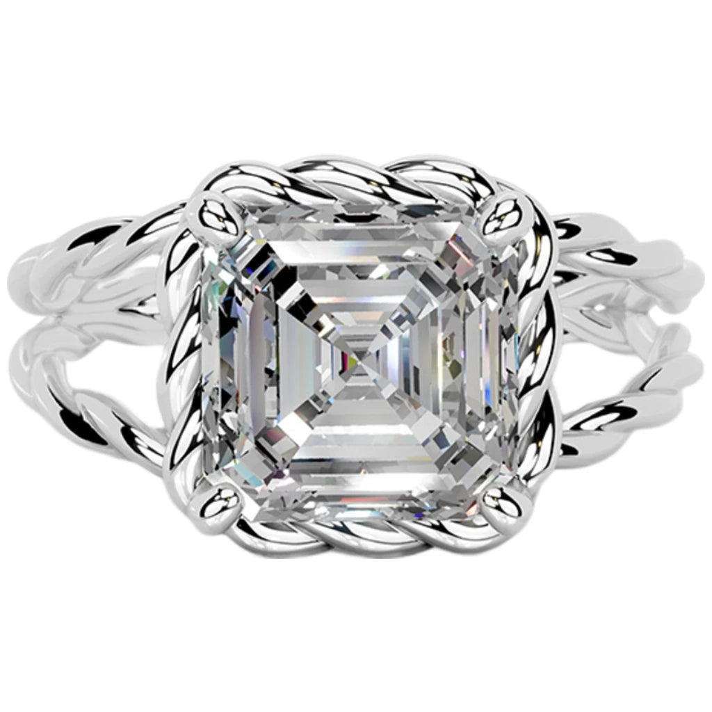 MUSHAN Custom Jewelry 925 Sterling Silver Ring Moissanite D Color VVS Luxury Noble 925 Sterling Silver Rings Diamond Accessories