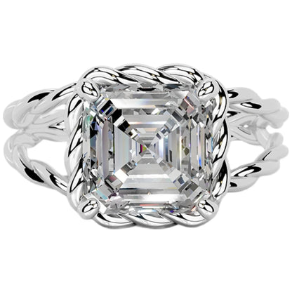 MUSHAN Custom Jewelry 925 Sterling Silver Ring Moissanite D Color VVS Luxury Noble 925 Sterling Silver Rings Diamond Accessories