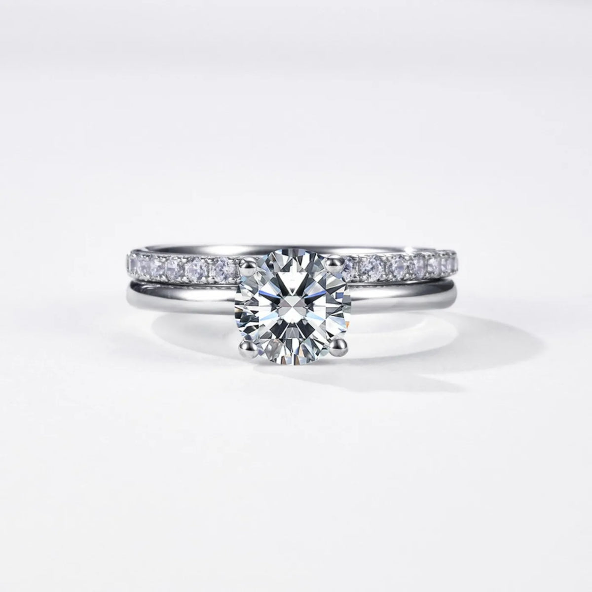 MUHAN Luxury Jewelry  925 Sterling Silver Ring Wedding Band  Women GRA Certificate Moissanite Diamond Rings D Color Fine Jewelry