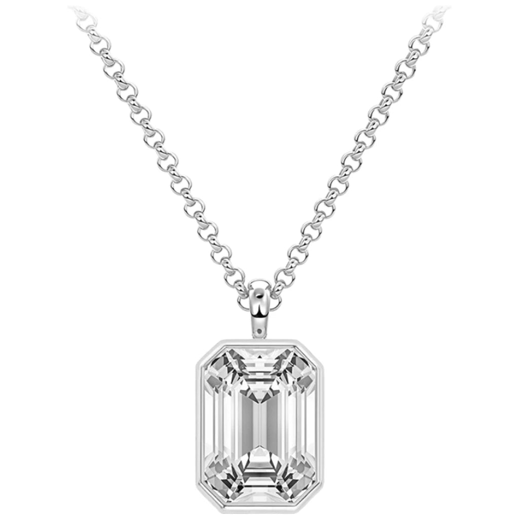 MUSHAN Bespoke Jewelry 925 Sterling Silver Necklace Moissanite D Color VVS1 Designer Sparkle Prom Noble Pendants Diamond