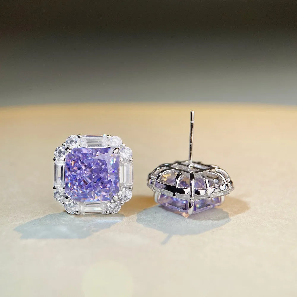 Boucles d'oreilles pendantes MuShan en argent sterling 925 avec zircon de grade 7A, bijoux raffinés pour femmes, plaqué or 18 carats, style décontracté