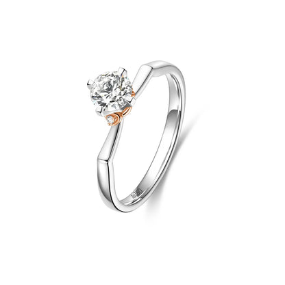 MUSHAN Luxury Custom 14K 18K Gold Rings Band Jewelry With Moissanite Diamond Lab Grown Gemstones Diamond Wedding Ring For Women