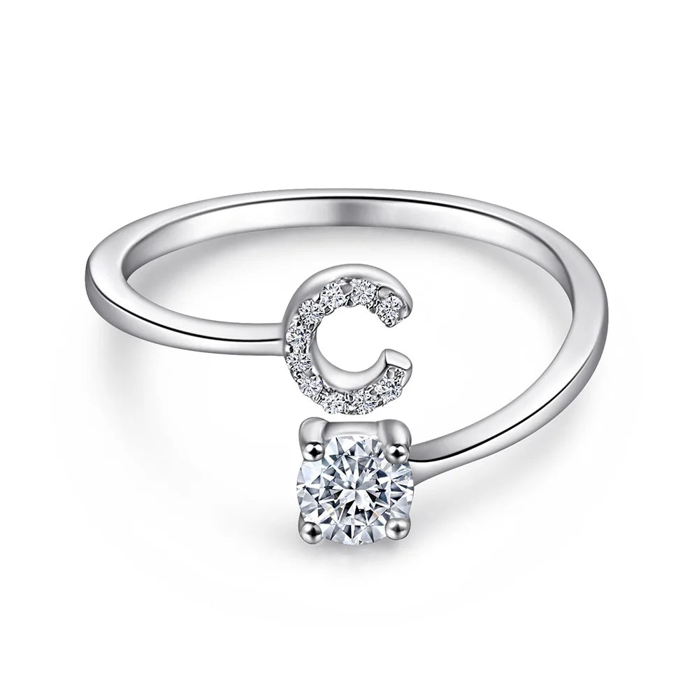 MuShan Jewelry 925 Sterling Silver Rings Bands Engagement Ring 7A Cubic Zirconia Rings Bands Rings Bands Anniversary  Women Gift