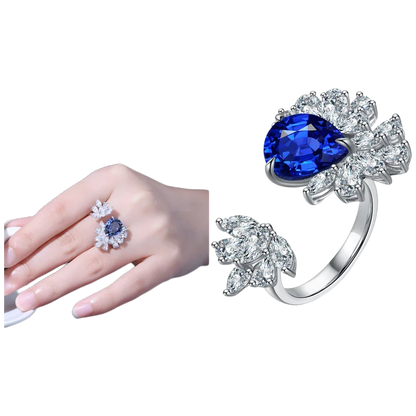 Bague de fiançailles MUSHAN Bespoke Jewelry en argent sterling 925 avec rubis rouge de laboratoire ovale pour femme, plaqué or 18 carats, avec certificat GRC