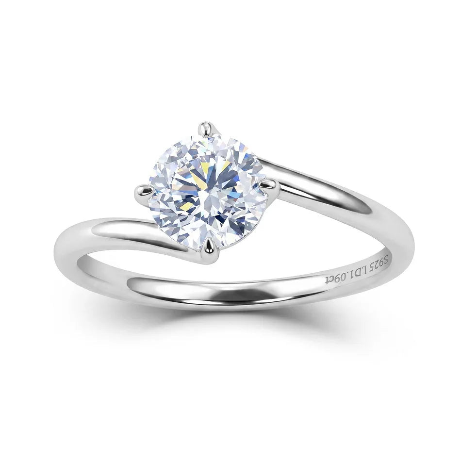 MUSHAN Custom Luxury Diamond Rings Jewelry IGI Certificated for Women 925 Sterling Silver Lab Grown Diamond Ring Band HPHT CVD