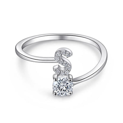 MuShan Jewelry 925 Sterling Silver Rings Bands Engagement Ring 7A Cubic Zirconia Rings Bands Rings Bands Anniversary  Women Gift