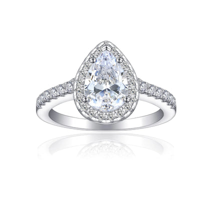 Bague de mariage MuShan Jewelry en argent sterling 925, alliance avec diamant à haute teneur en carbone, cadeau d'anniversaire pour femme, bijoux raffinés