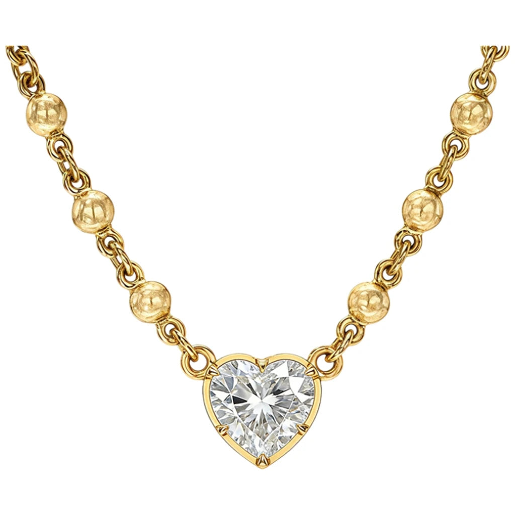 MUSHAN Bijoux sur mesure Collier en argent sterling 925 Moissanite couleur D VVS Pendentifs fins, nobles, charmants et lumineux Accessoires en diamant