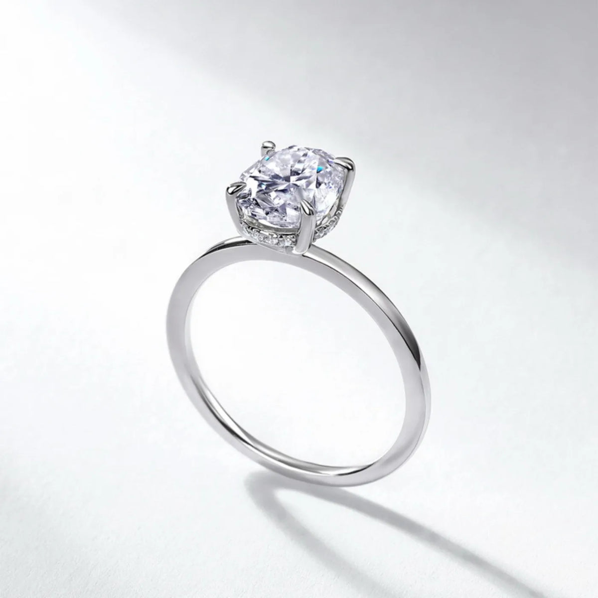 MUHAN Luxury Jewelry  925 Sterling Silver Ring Wedding Band  Women GRA Certificate Moissanite Diamond Rings D Color Fine Jewelry