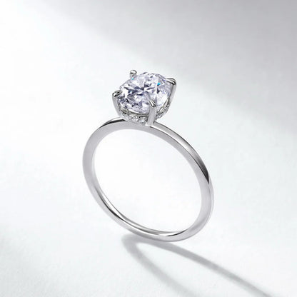 MUHAN Luxury Jewelry  925 Sterling Silver Ring Wedding Band  Women GRA Certificate Moissanite Diamond Rings D Color Fine Jewelry