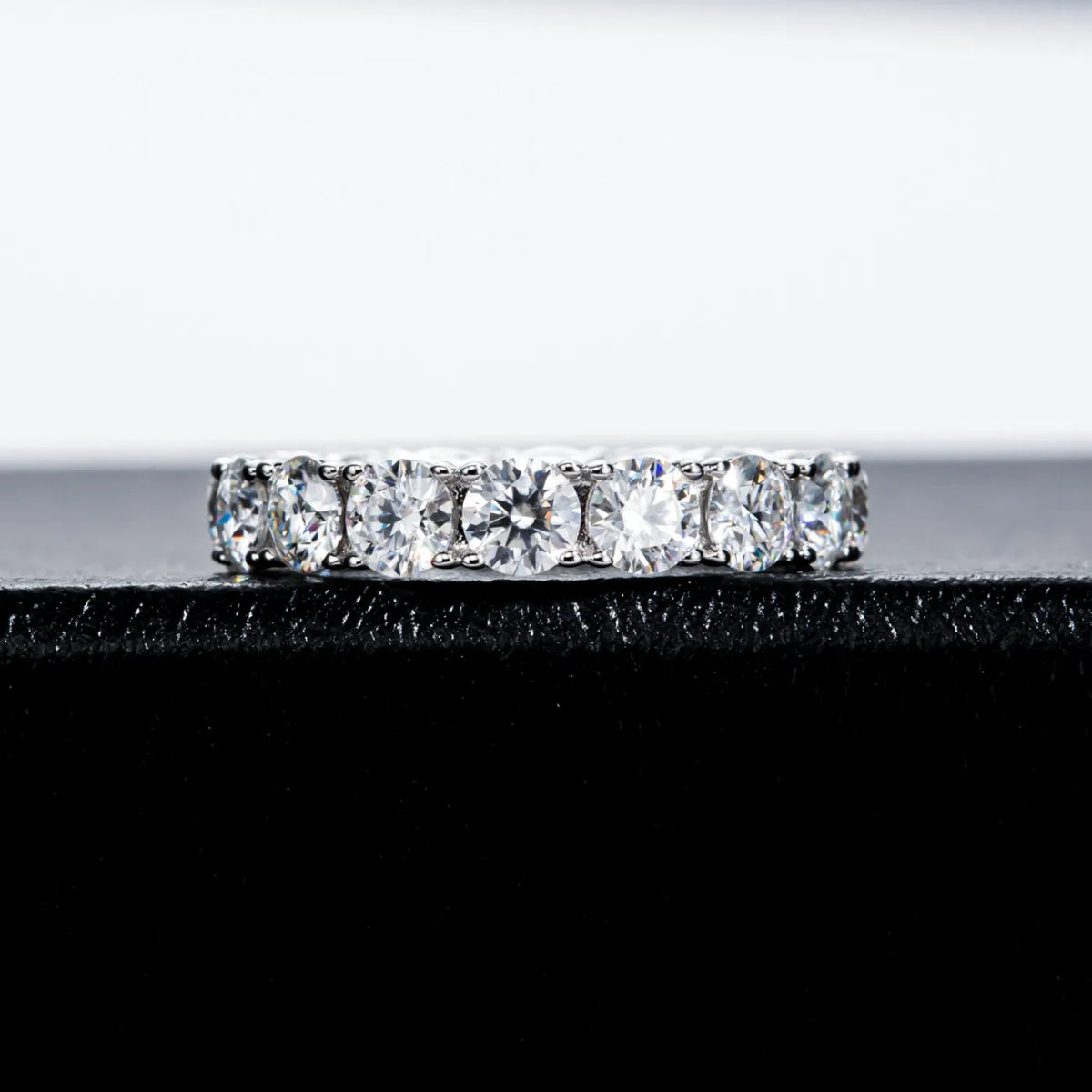 MUHAN Luxury Jewelry  925 Sterling Silver Ring Wedding Band  Women GRA Certificate Moissanite Diamond Rings D Color Fine Jewelry