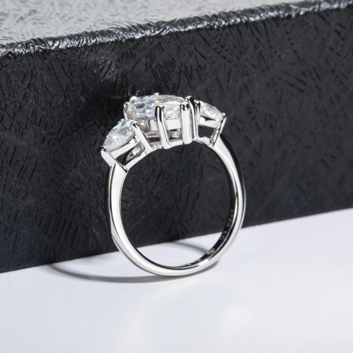 MUHAN Luxury Jewelry  925 Sterling Silver Ring Wedding Band  Women GRA Certificate Moissanite Diamond Rings D Color Fine Jewelry