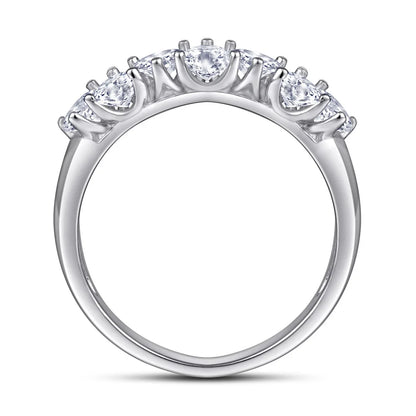 MuShan Jewelry 925 Sterling Silver Romantic Fashion Ring 7A Cubic Zirconia Rings Bands Engagement Anniversary  Women Gift