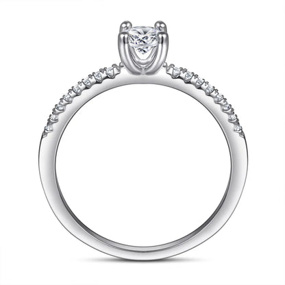 MuShan Jewelry 925 Sterling Silver Ring Wedding Band HCD Gemstones Best Friend Gift Premium Jewelry Women Rings Fine Jewelry