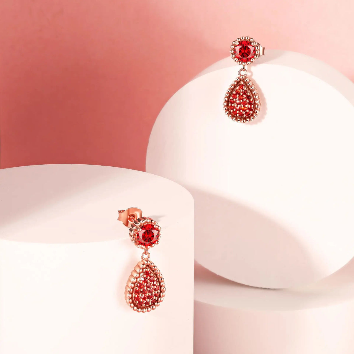 MuShan Jewelry 925 Sterling Silver Stud Earrings Dangle HCD Gemstones Cocktail Party Statement Jewelry Women Earring Fine Jewelr