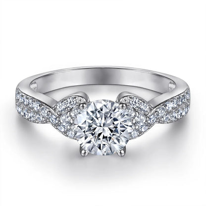 Anillo de plata de ley 925 marca MuShan con circonita de grado 5A, corte cojín, ideal para bodas y fiestas, joyería fina para mujer chapada en oro de 18K