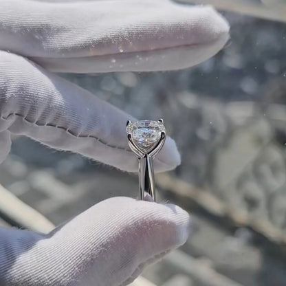 MUHAN Luxury Jewelry  925 Sterling Silver Ring Wedding Band  Women GRA Certificate Moissanite Diamond Rings D Color Fine Jewelry
