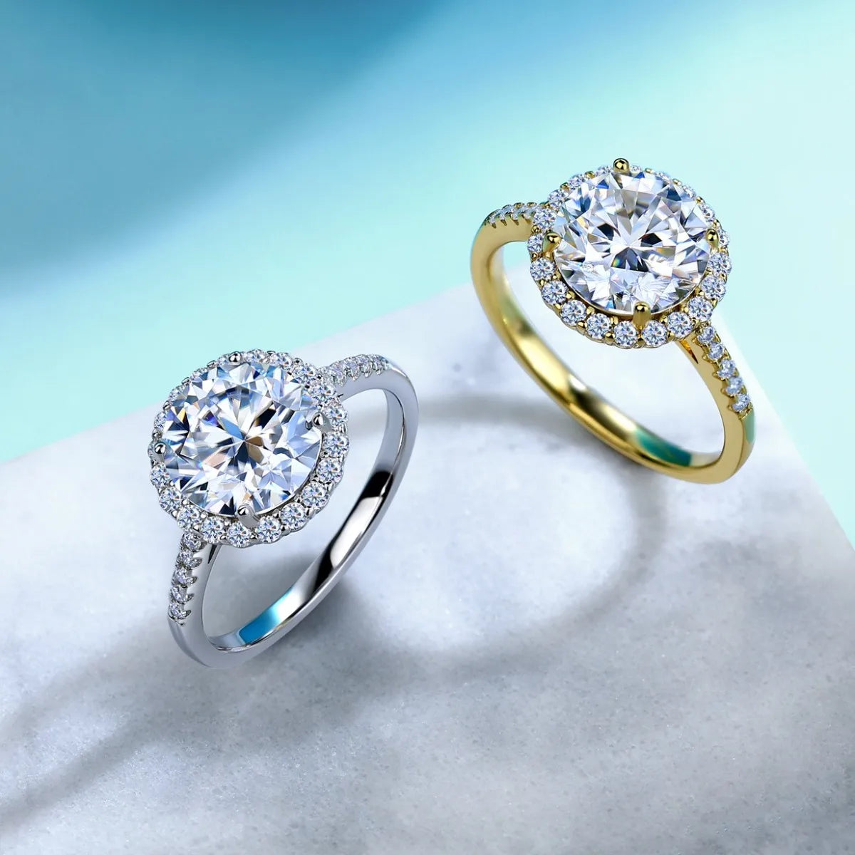 Bague MUSHAN Luxury Jewelry en argent sterling 925 pour femme, diamant moissanite émeraude de 3 carats, couleur D, certifiée GRA, joaillerie fine
