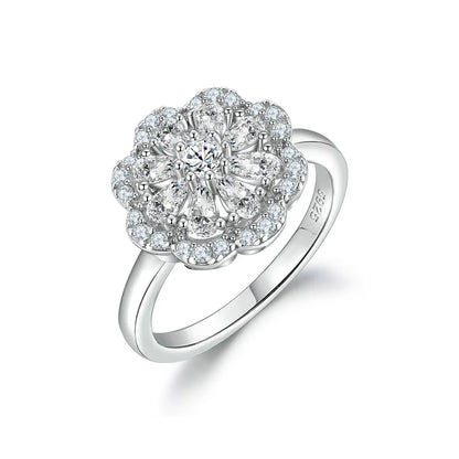 Anillo de compromiso de plata de ley 925 MuShan Jewelry, alianza de boda con diamante de carbono de alta calidad, regalo de Navidad, anillos de lujo para mujer, joyería fina